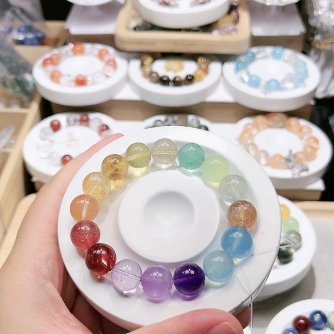 水晶手链未镶嵌天然水晶