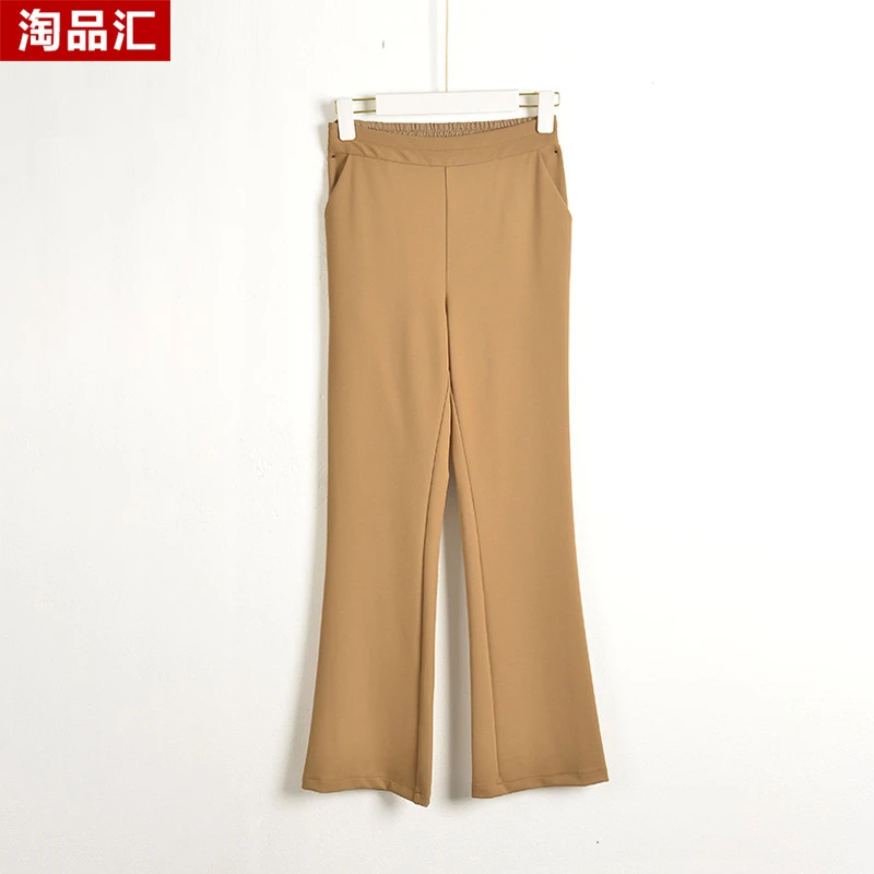 GPB1【专柜捡漏】高端女装MENB-裤子6568-驼色大一码半