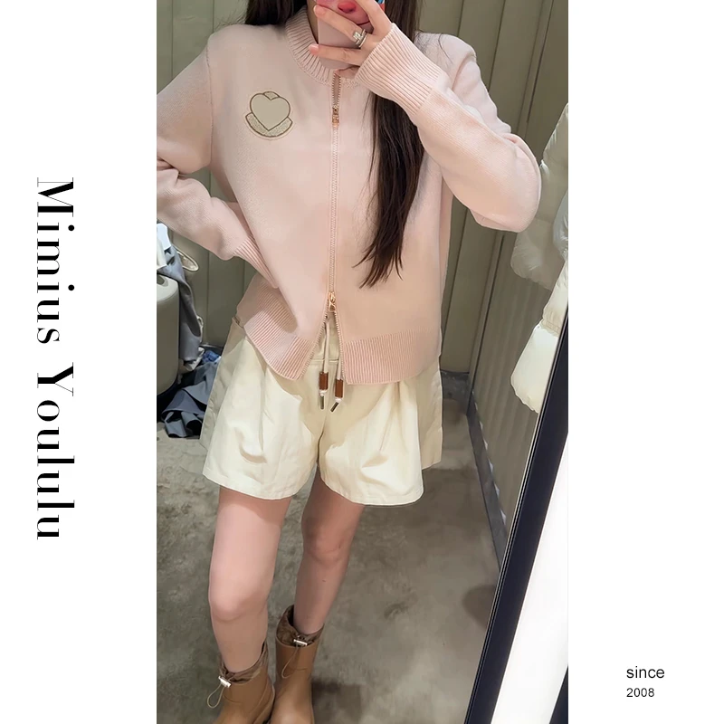 【mimius】U 25早秋重工经典款字母徽标爱心logo针织衫 WG07131