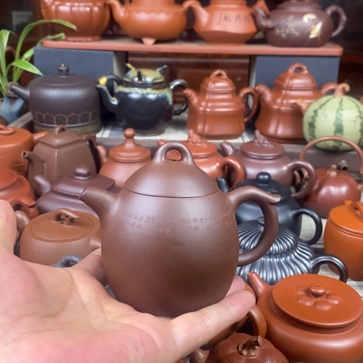 谢***茶壶紫砂全手工秦权180cc元旦特价