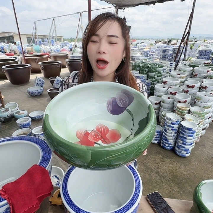 瓷片直径32厘米高15……