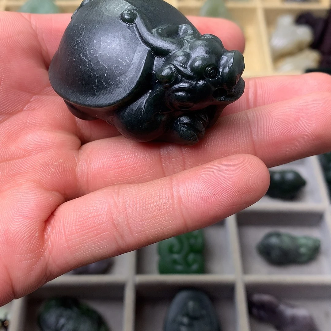 和田玉未镶嵌吊坠(不含链)