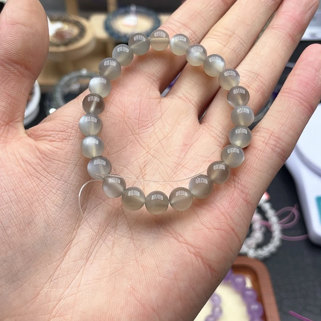 水晶手链未镶嵌私*银月光