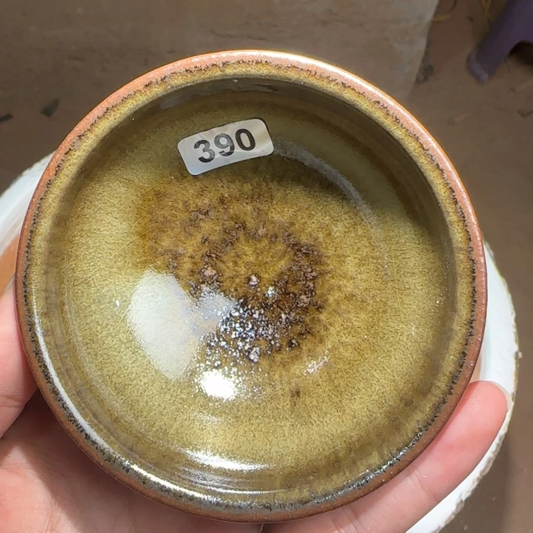 茶盏龙窑柴烧原矿原釉390