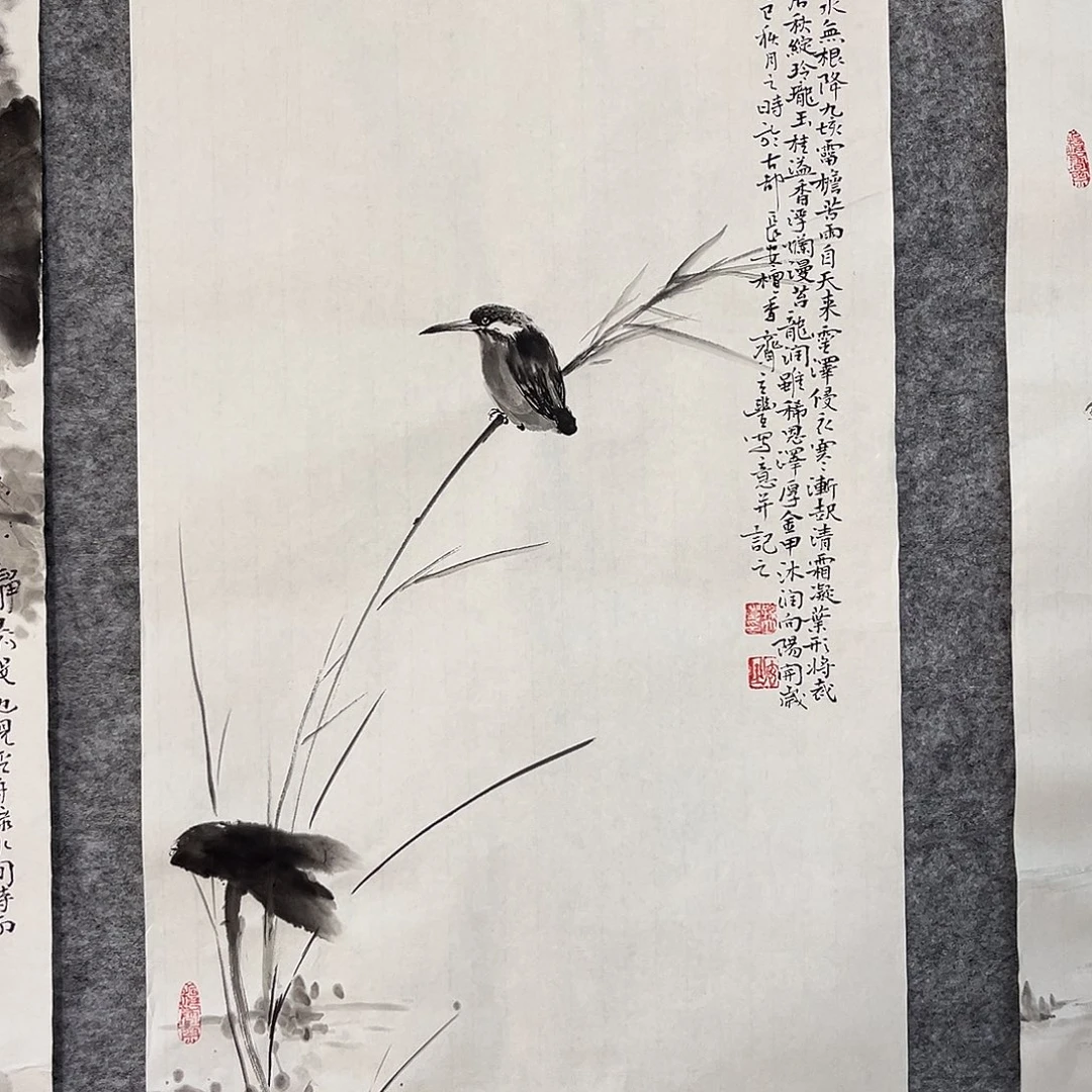国画花鸟画作品写意