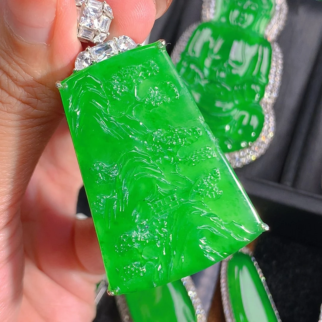 翡翠吊坠(不含链)未镶嵌