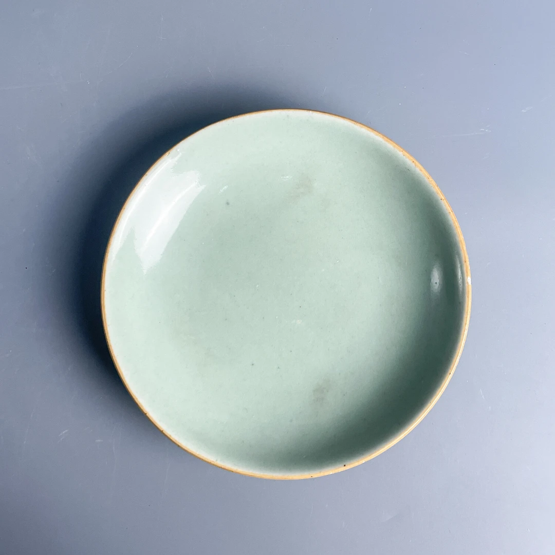 清嘉庆 豆青釉盘1-M25K6001589-05