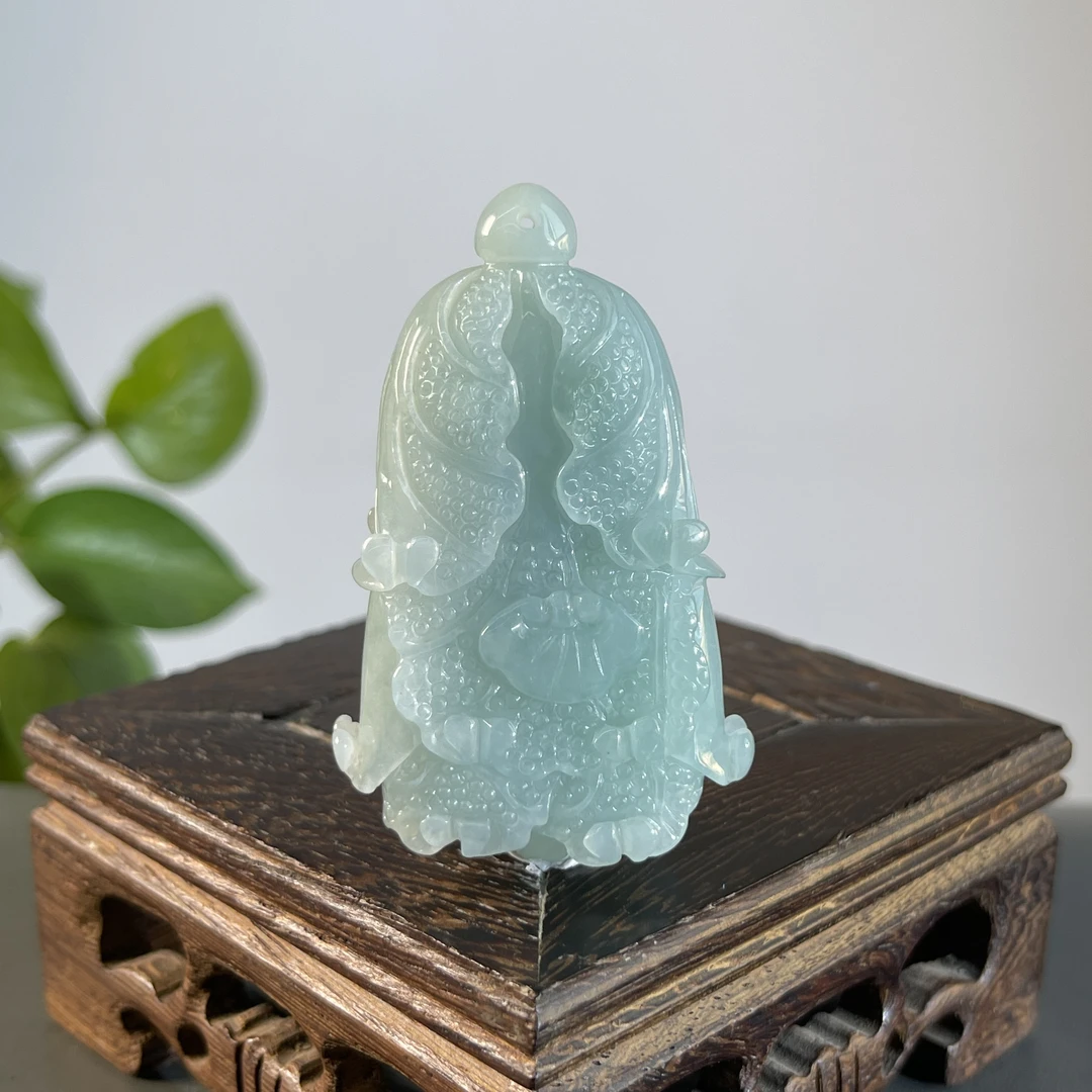 JTA20-59 天然缅甸A货翡翠 百事来财