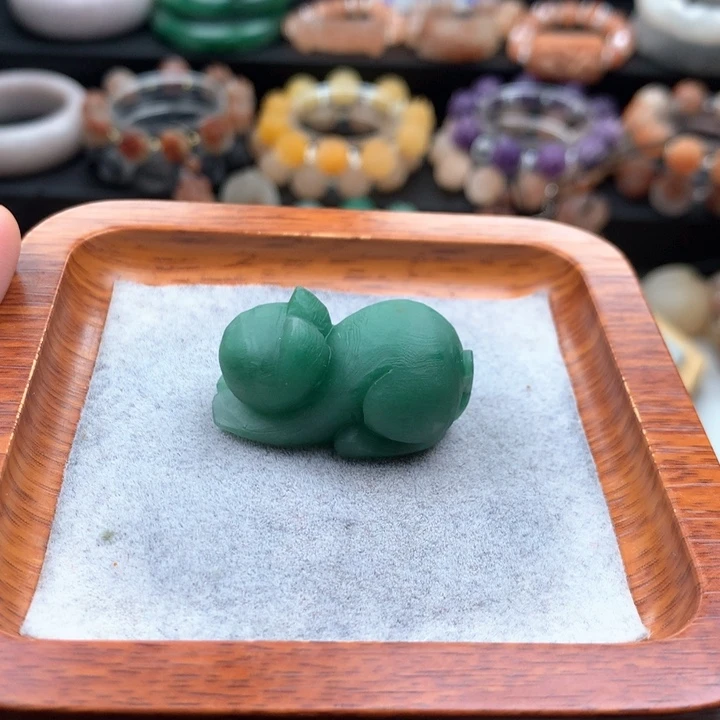 石英质玉手链未镶嵌猫**人