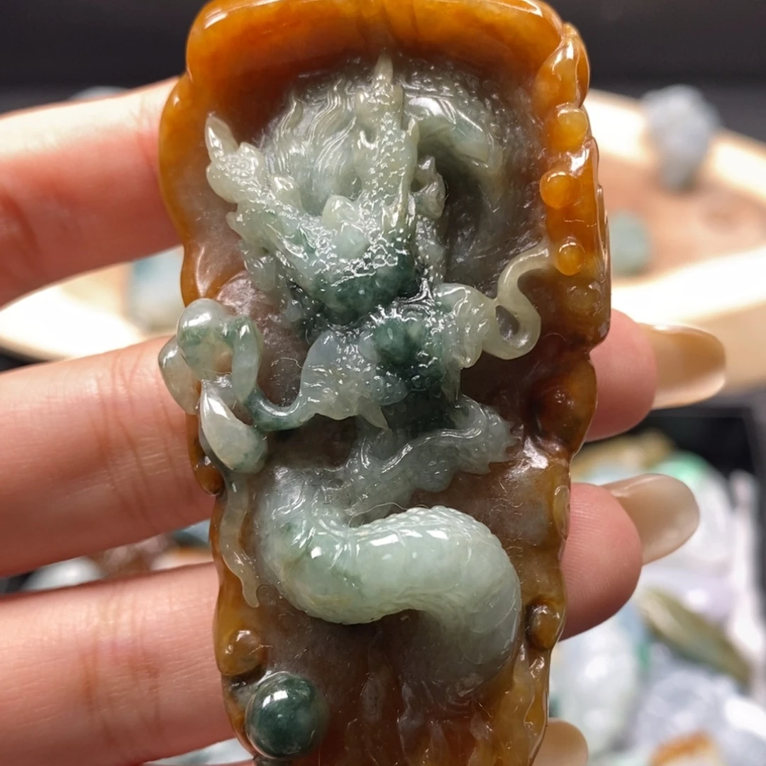 风***眠定制翡翠未镶嵌翡翠