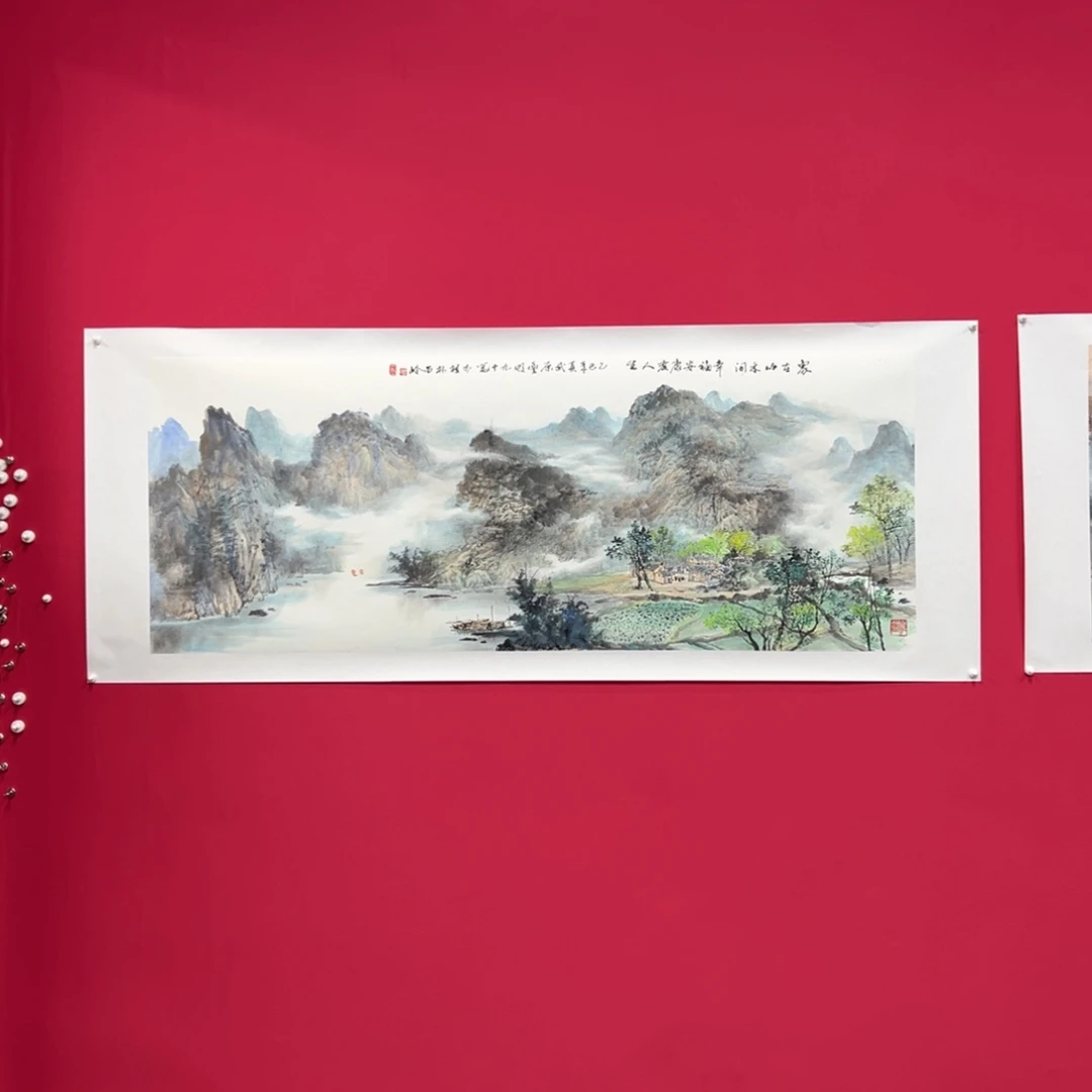 国画常**哥沈丰明12平尺精品