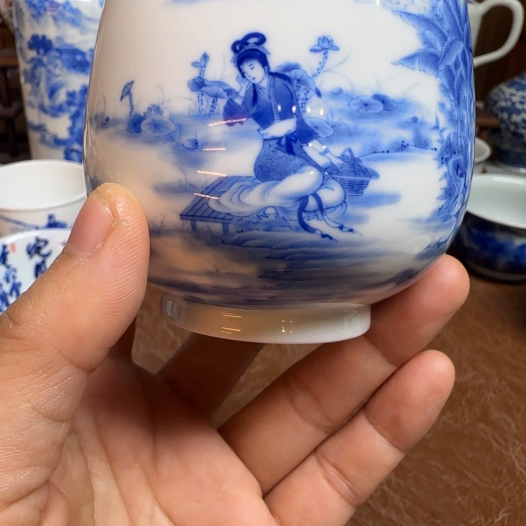 陶摆件今天晚上的月亮很圆