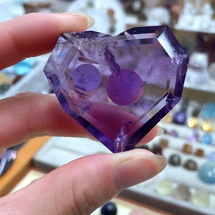 紫晶珠宝半成品未镶嵌4135