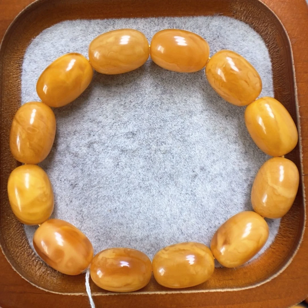 蜜蜡手串未镶嵌蜜蜡