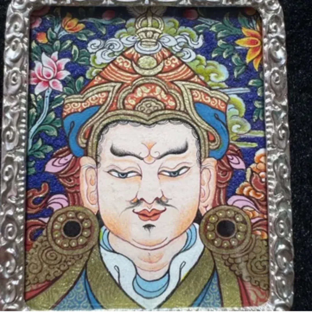 热贡画风藏传文化高品绘画卡随身可携带唐卡