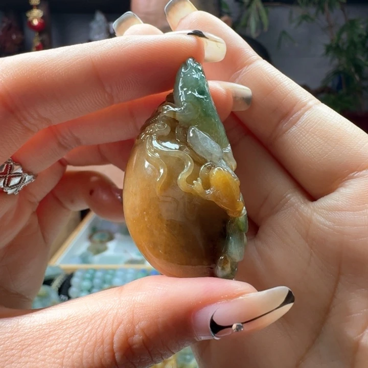定制翡翠未镶嵌钱袋