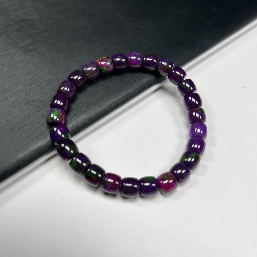 a456七彩药苏直切8mm手串百搭