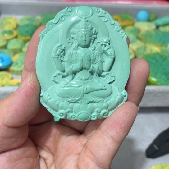 高瓷雕刻精品精美