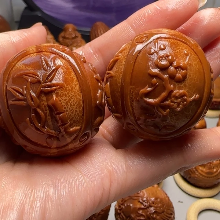 橄榄核手串/手链橄榄核梅兰竹菊