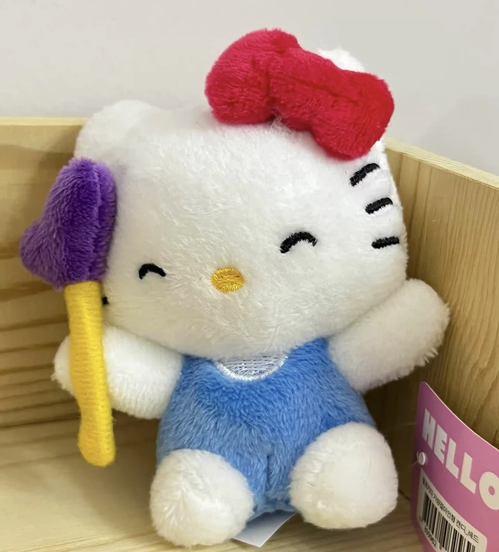 紫色许愿棒KT玩偶挂件
