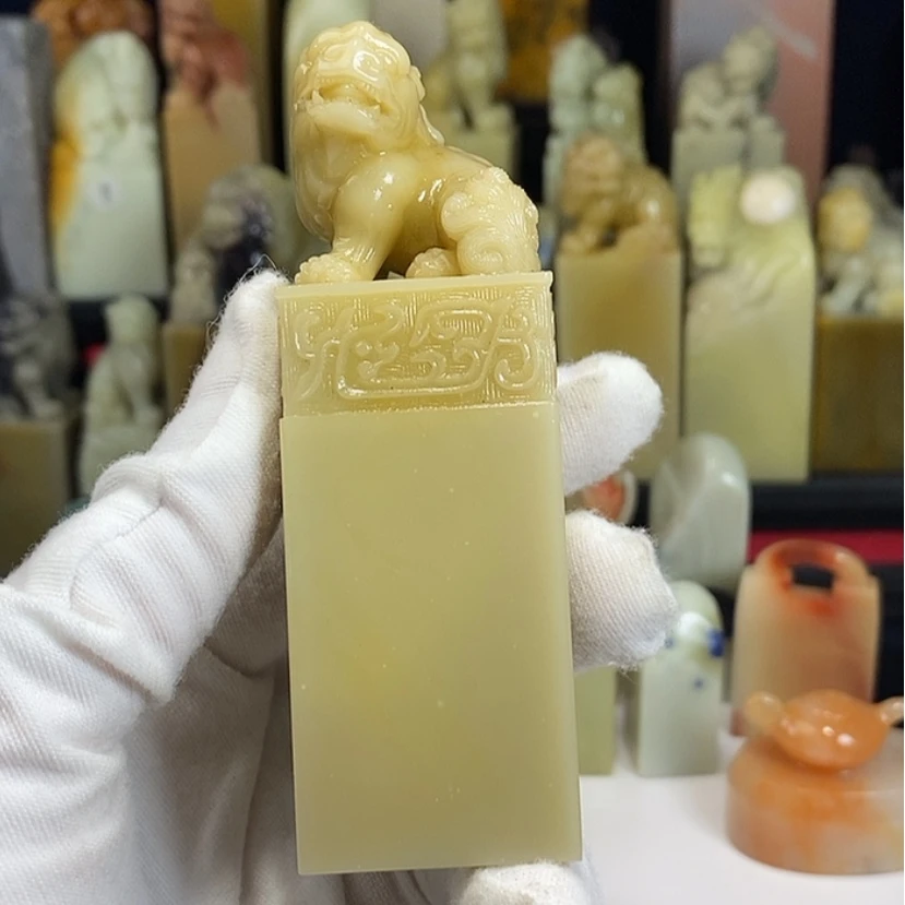 【闪购商品】青田石印石仰*