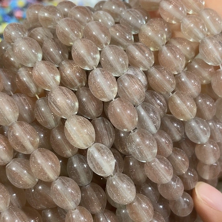 玛瑙/玉髓合金珠宝半成品3条琉璃米珠