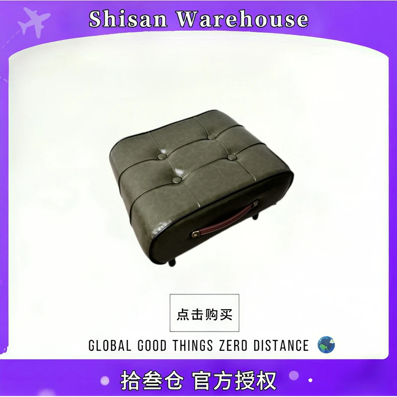 换鞋家用门口凳子软包脚踏网红茶几轻奢矮凳沙发客厅软座入户简约