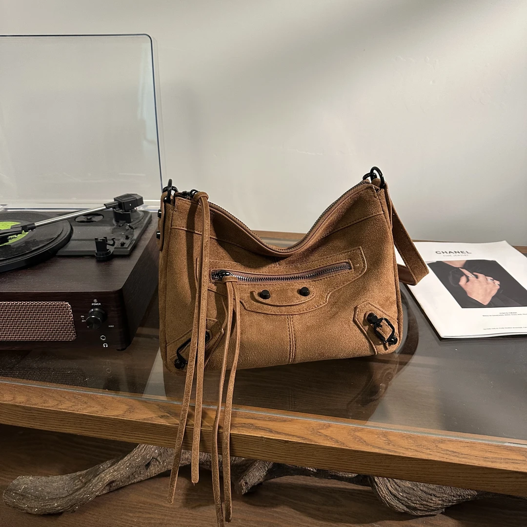 Vintage city moto small美式机车包|(2850) 小叁七sanqi.斜挎包