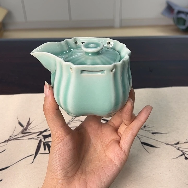 龙泉云间青瓷小米茶器