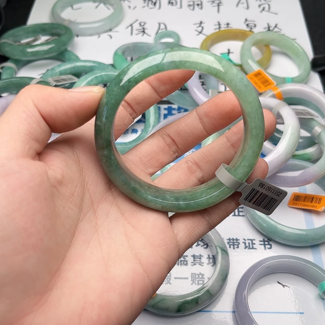 未镶嵌手镯翡翠5859。60