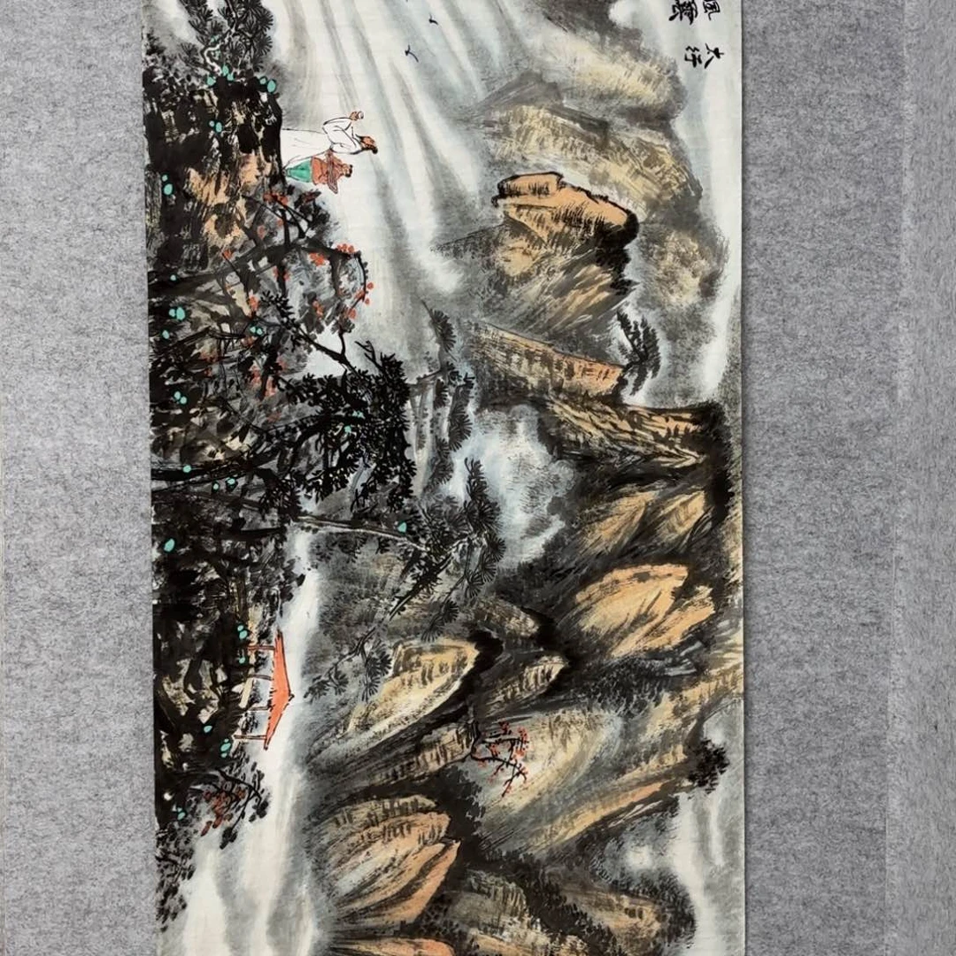 国画花鸟的翅膀和翅膀是一