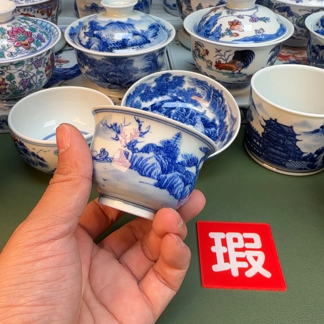 纯手工纯手绘茶具石头222