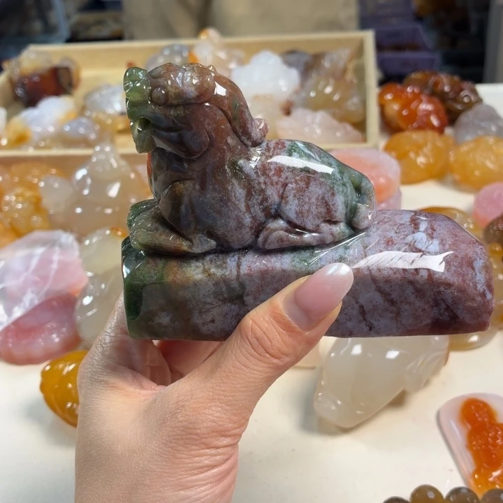 玛瑙/玉髓未镶嵌吊坠(不含链)