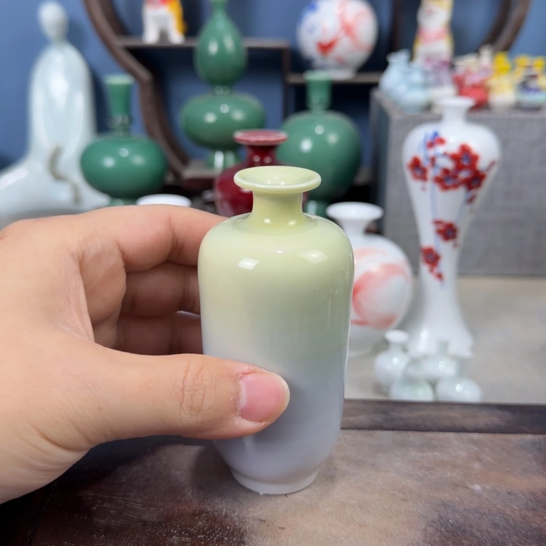 陶瓷手工小花器摆件