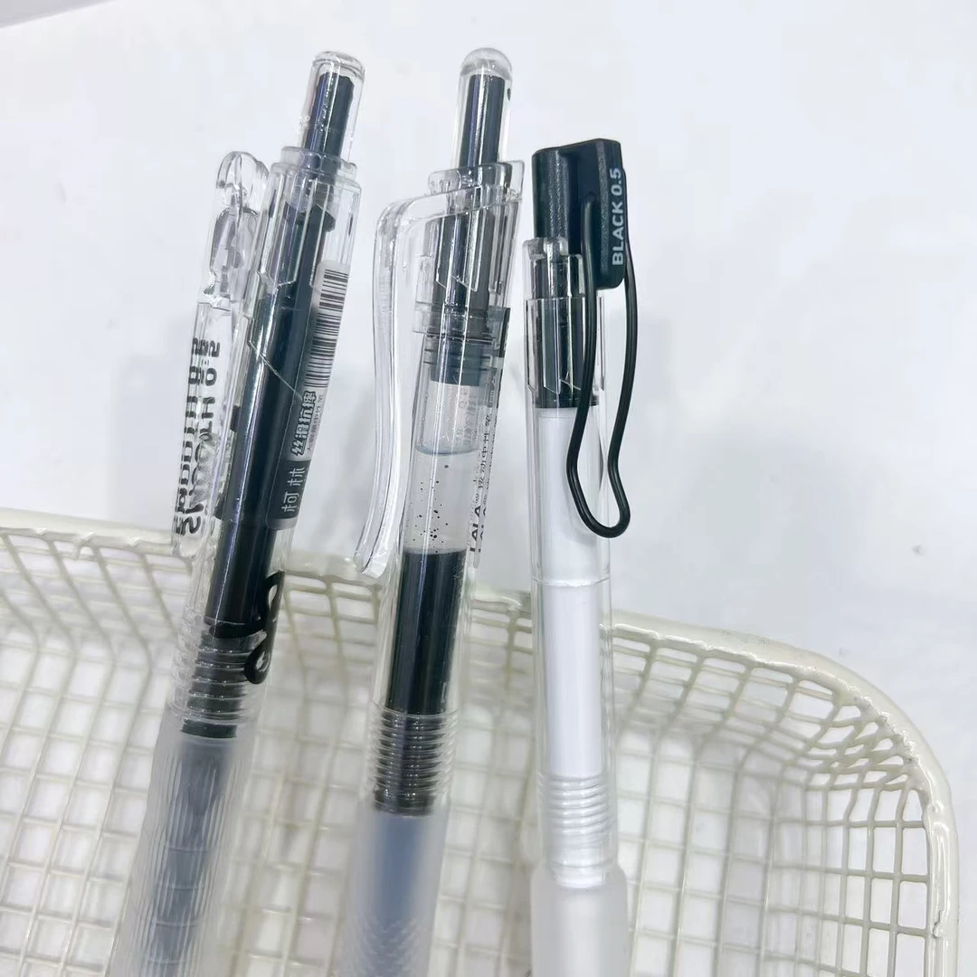 【黑墨/3支】G01大容量,巨能写+丝滑抗摔+顺芯笔..掉封蜡不售后