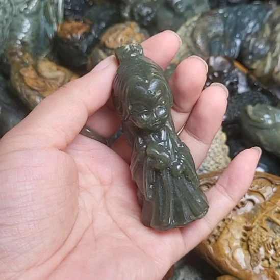 岫岩河磨玉（透闪石质玉）未镶嵌挂件