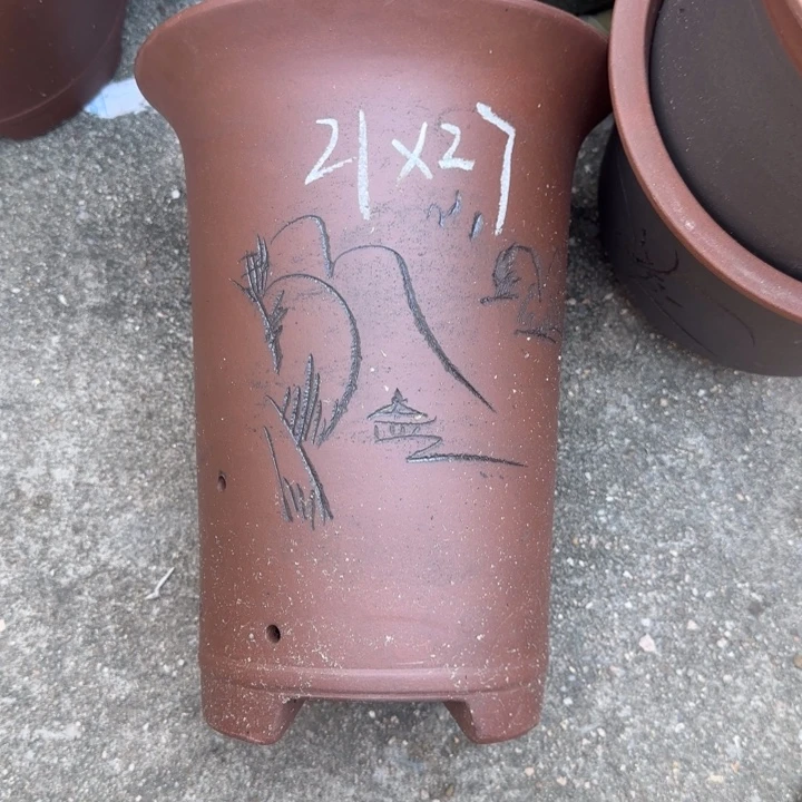 紫砂花盆特价清仓