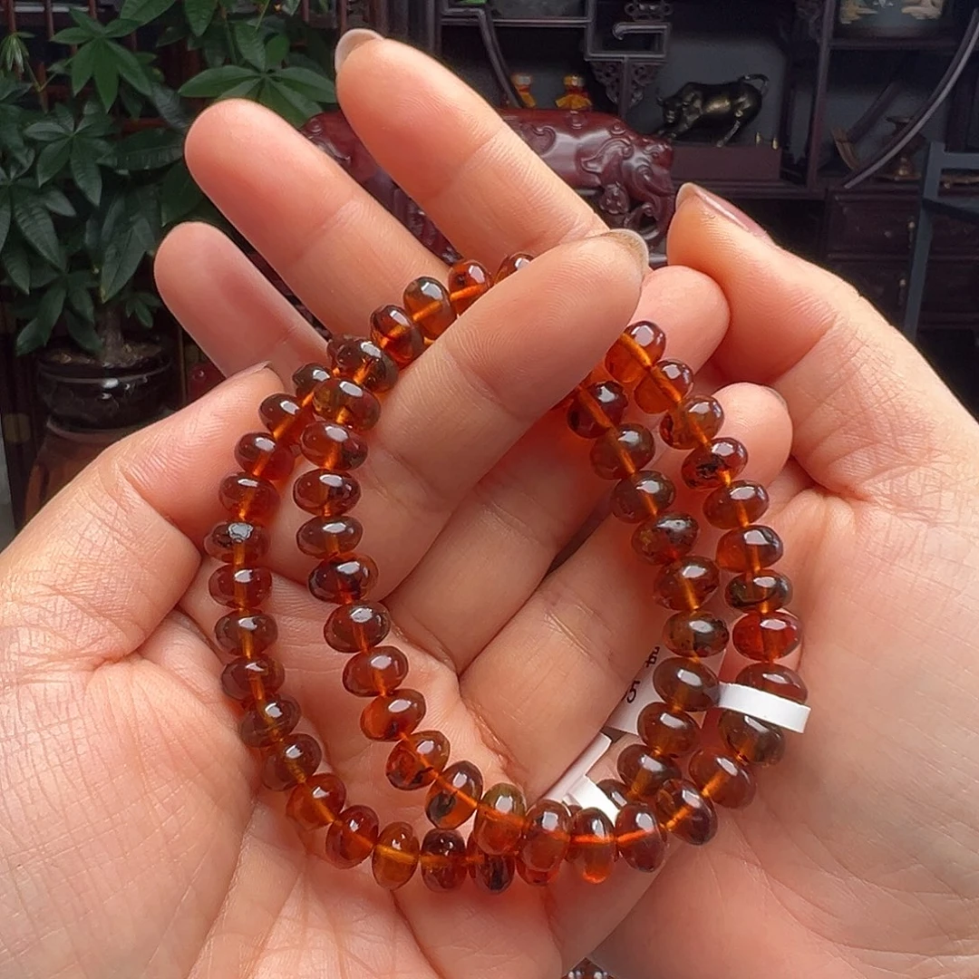 琥珀未镶嵌裸石抚顺琥珀10507八多样性发其一