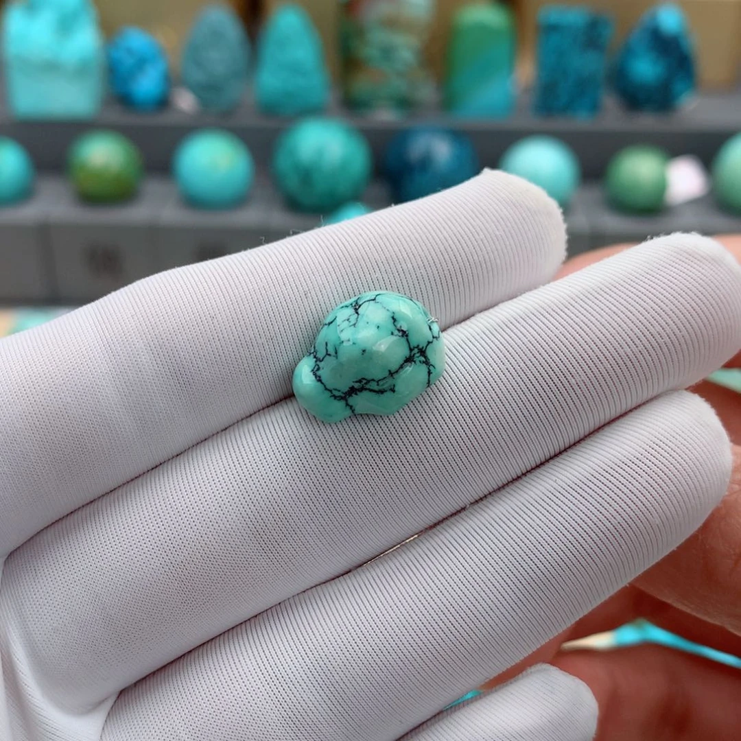 未镶嵌绿松石松石