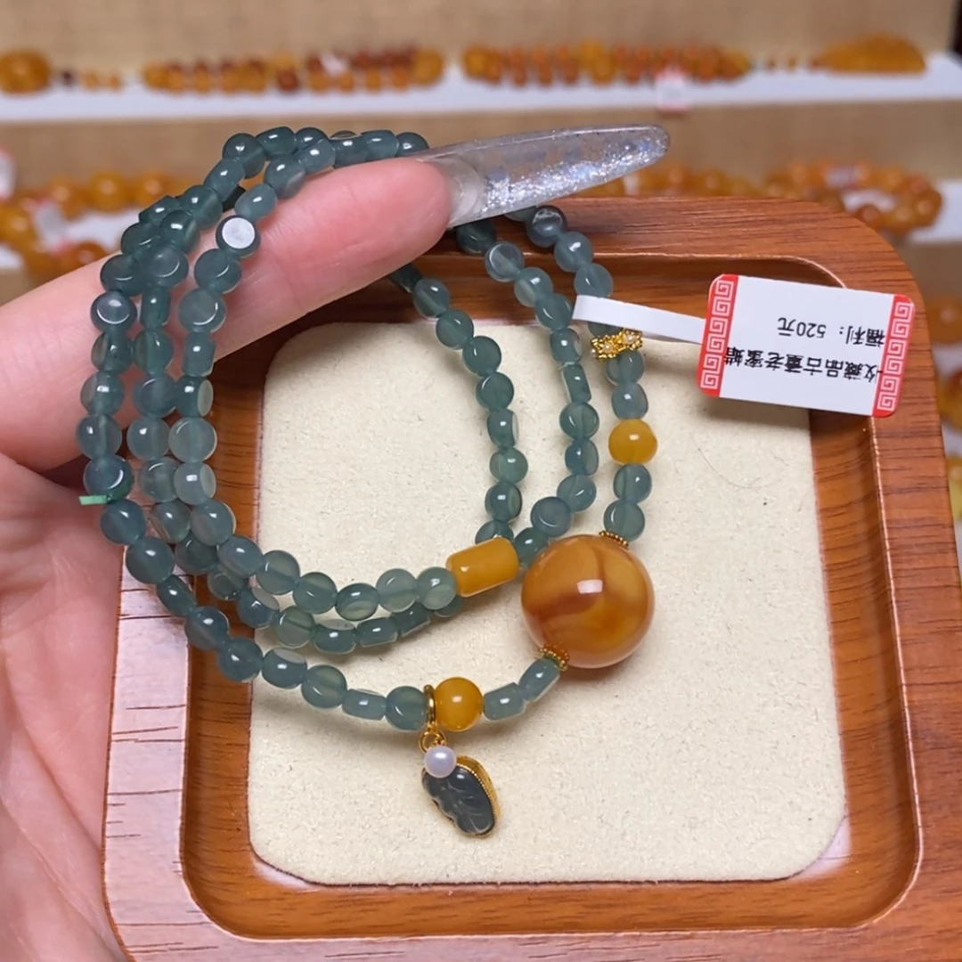 【闪购商品】未镶嵌蜜蜡手链手串