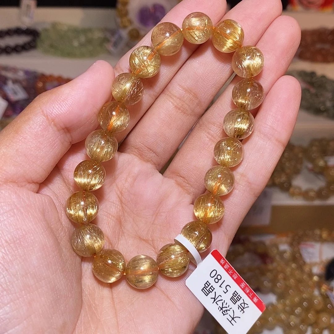 发晶手链未镶嵌钛晶9.7mm