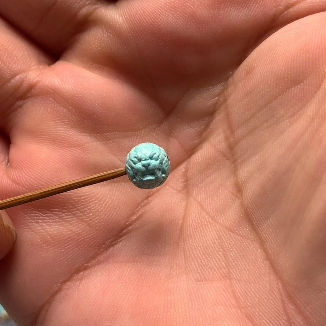 绿松石未镶嵌挂件