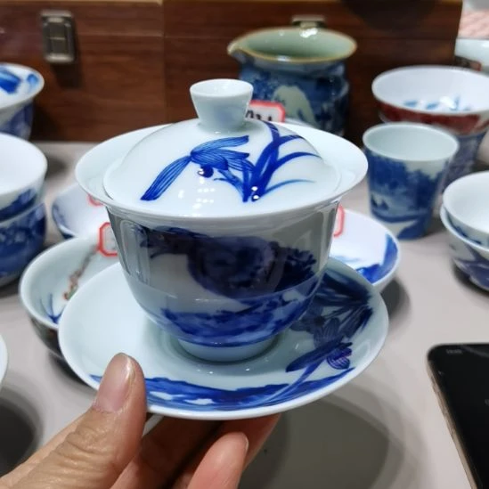 幻***月杯张学鸿老师青花微瑕
