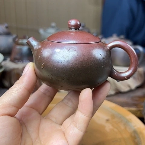 戬谷龙窑柴烧茶壶6