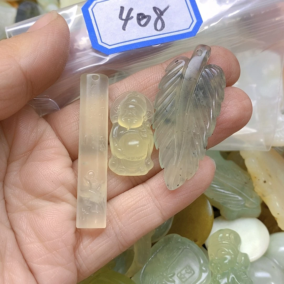 蛇纹石玉吊坠(不含链)未镶嵌悦*408