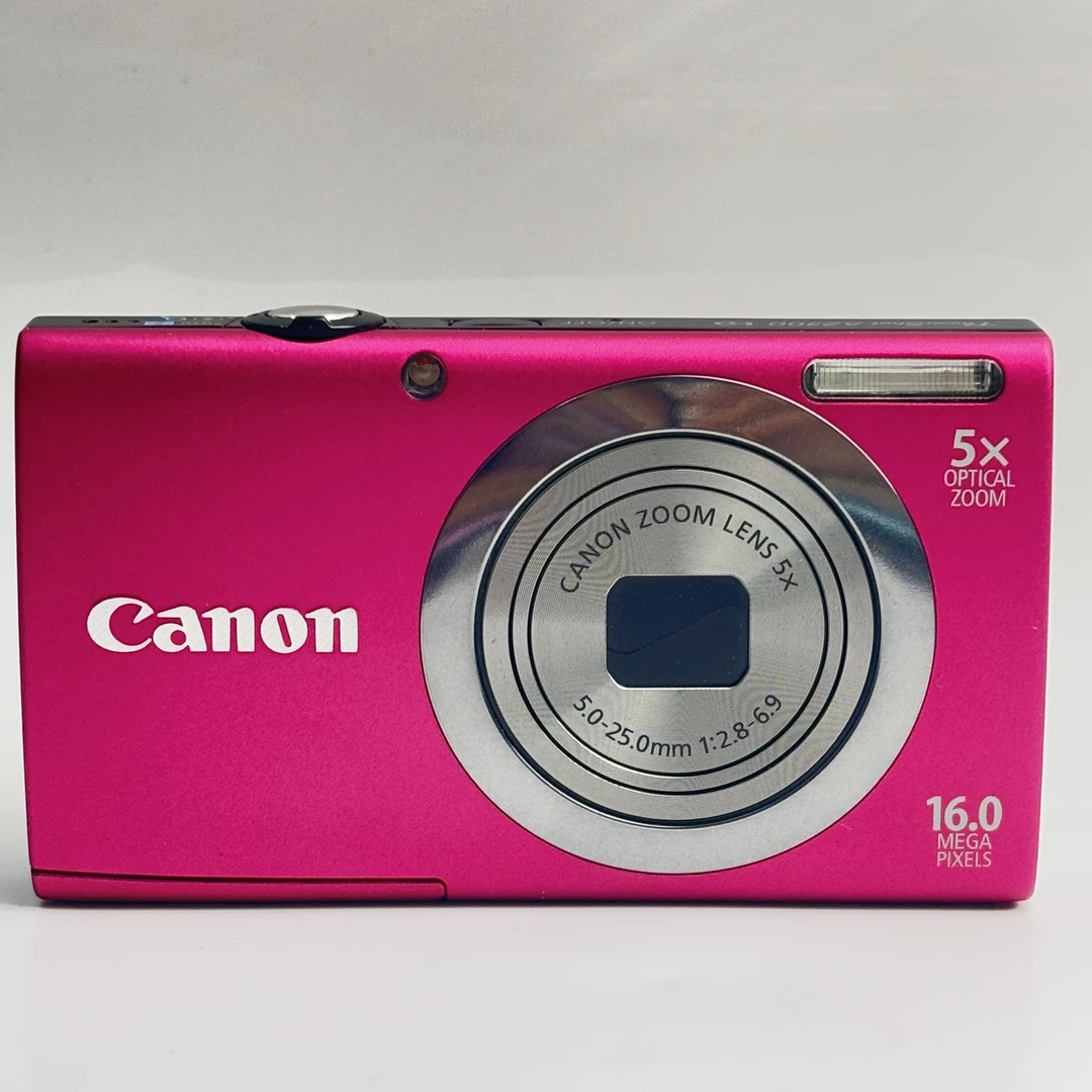 95新 Canon/佳能 a2300粉色1600万像素5倍变焦复古ccd