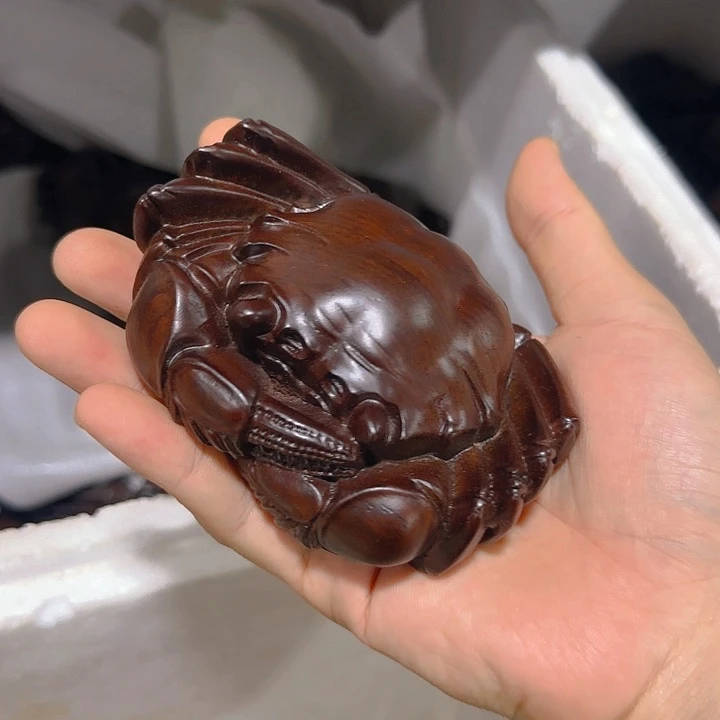 木黑檀木10螃蟹一只