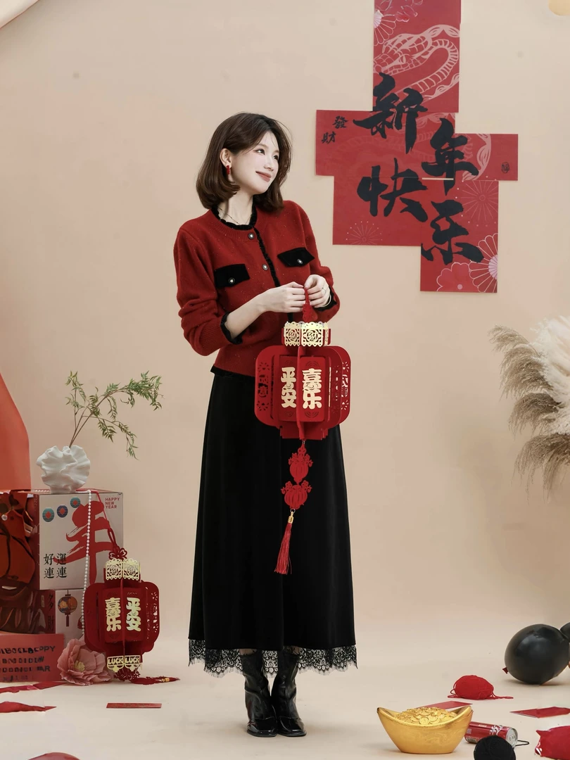 【芝士Cheese】见习爱神 丝绒a字半身裙简约好搭配百褶裙显瘦短裙