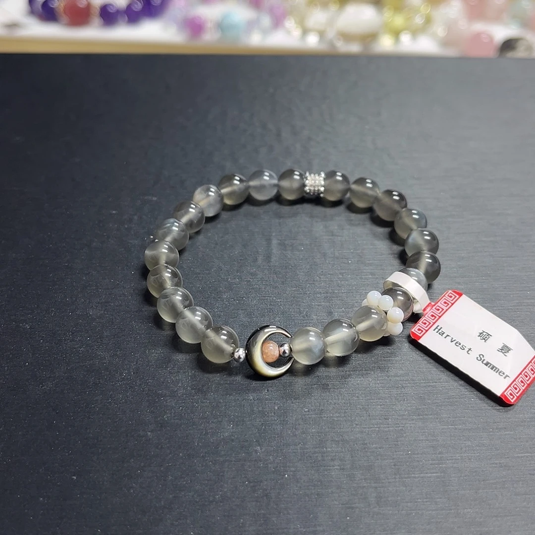 手链长石未镶嵌月光女神手串