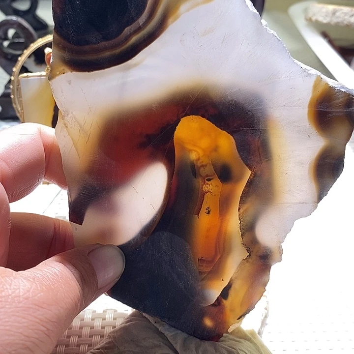 艳***玛瑙/玉髓未镶嵌颈饰